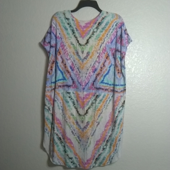 mara hoffman swim rainbow caftan dress cover up sz Xs/s - Picture 7 of 7